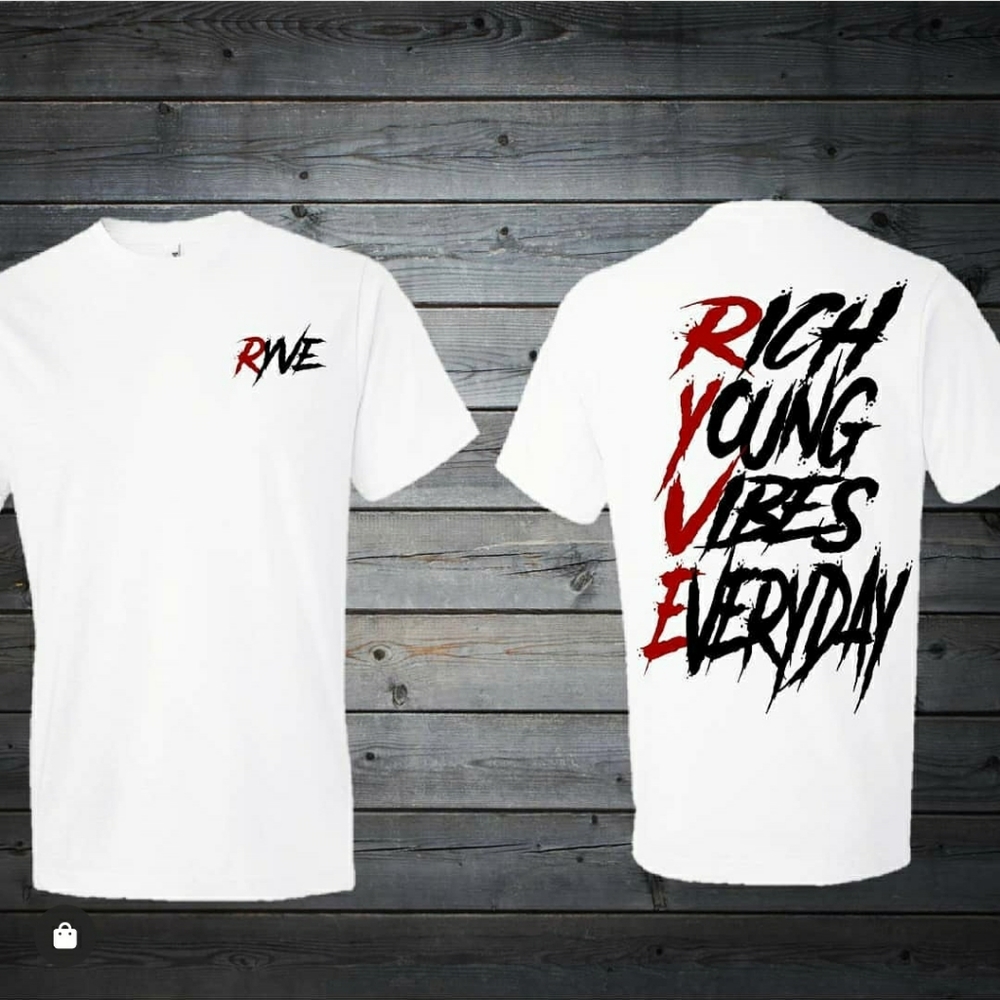 White Rich Young Vibes Everyday T